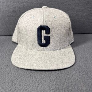 Georgetown Hoyas Hat (VTG) - Big G Metlon Hat by American Needle -Adult Snapback